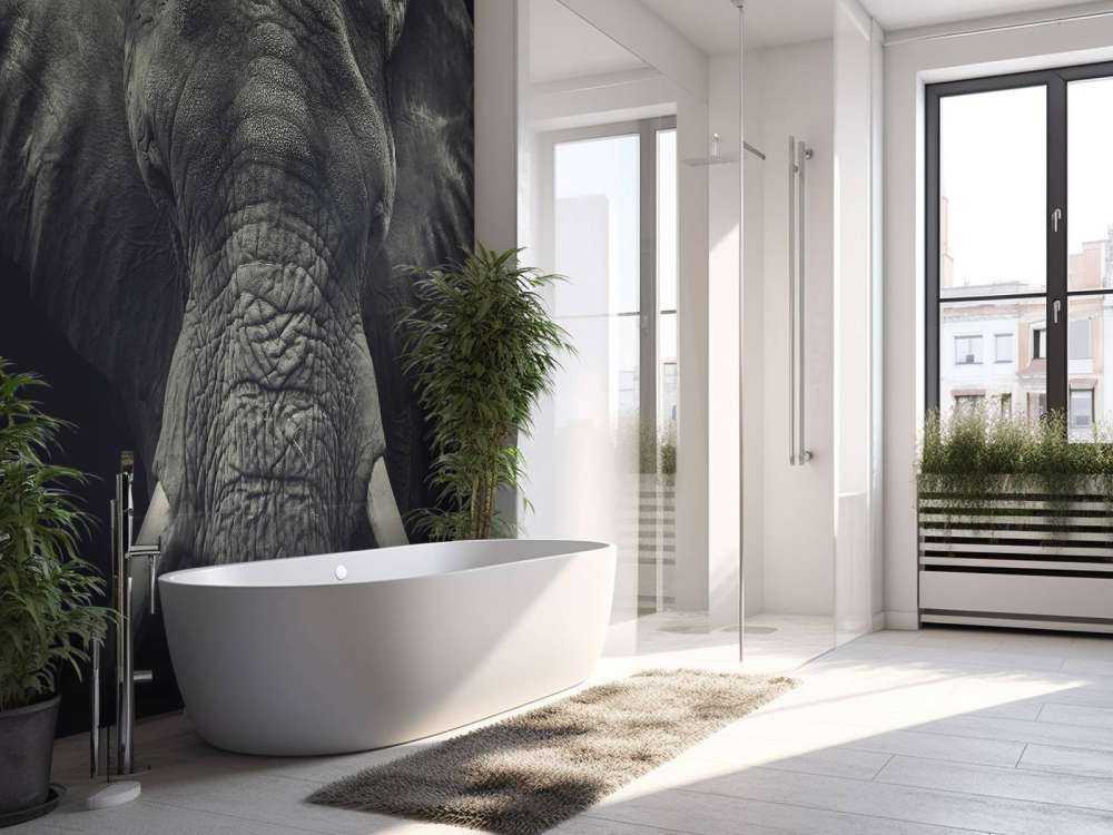 Close-up of an elephant