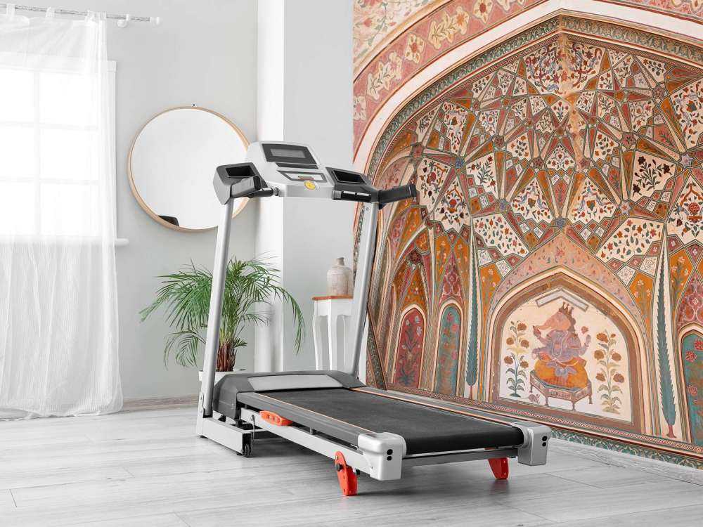 Richly painted Indian arch