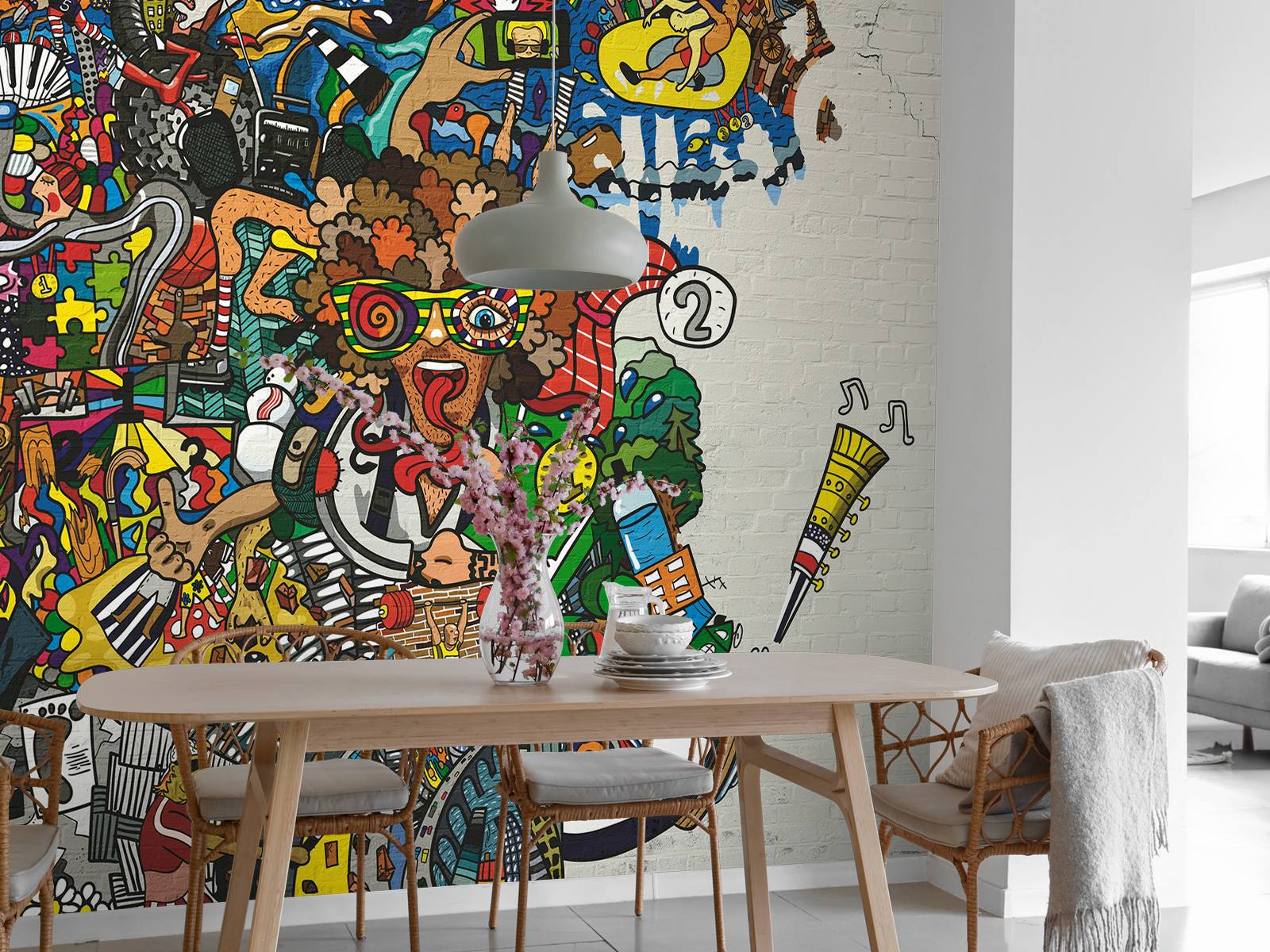 Chaotic graffiti