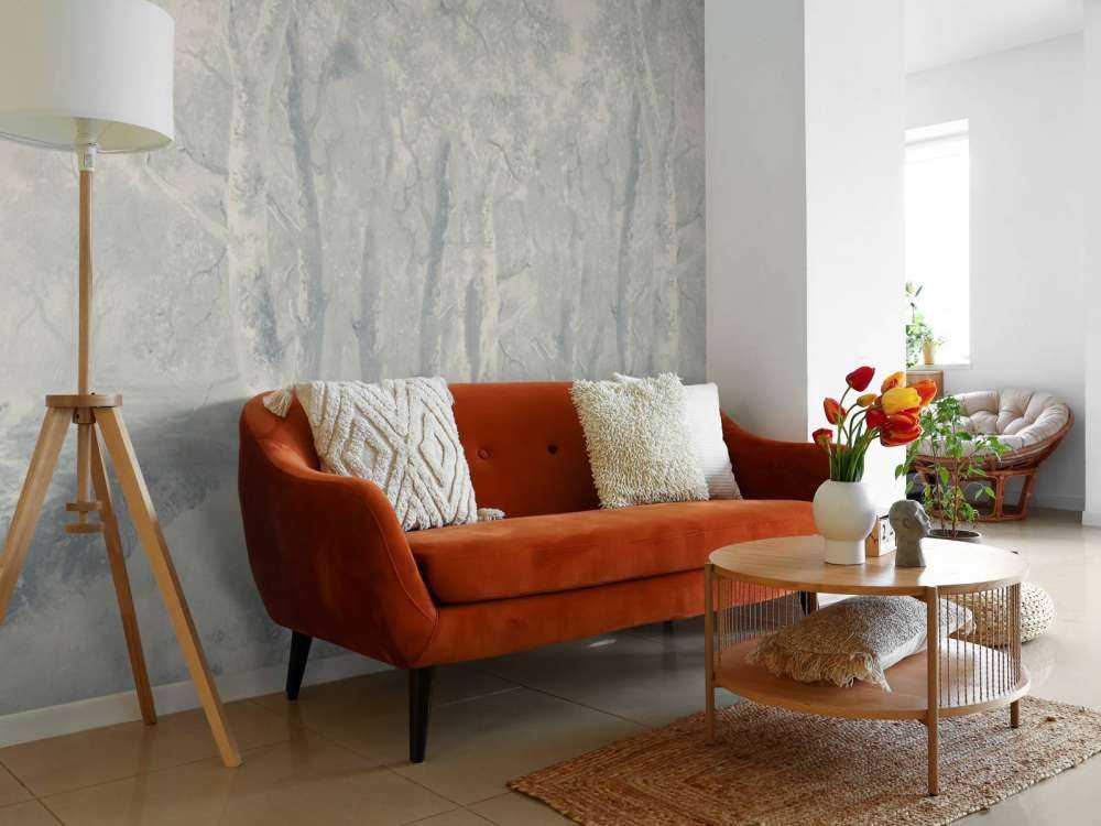 Forest Landscape Blue Panorama