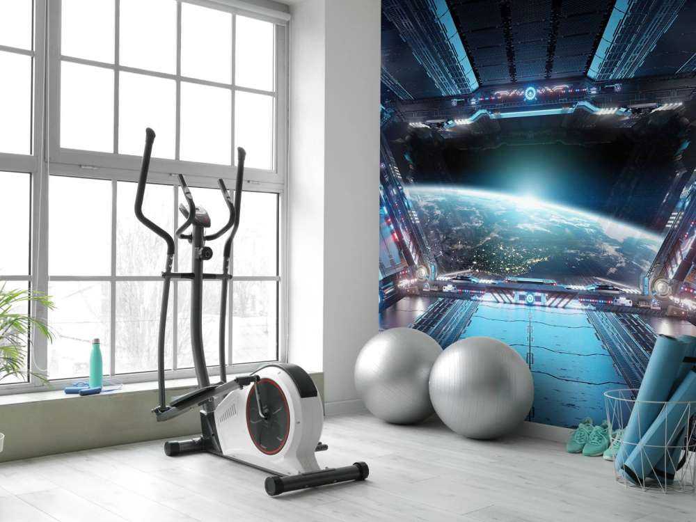 View from a spaceship