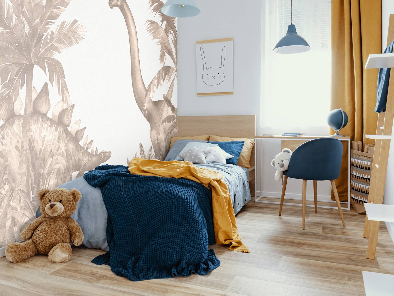 Dinosaurs in taupe