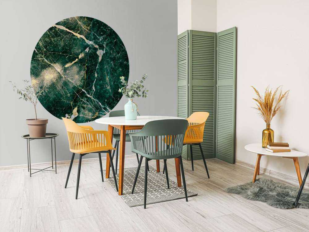 Marble textured green