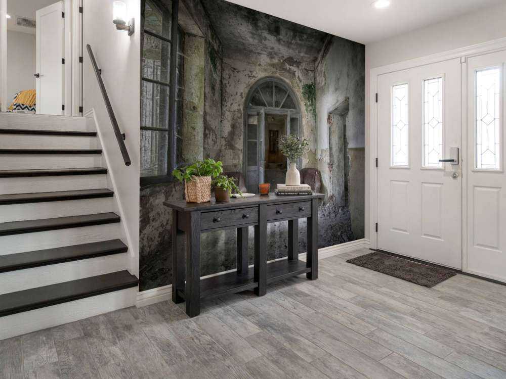 Corridor in abandoned house