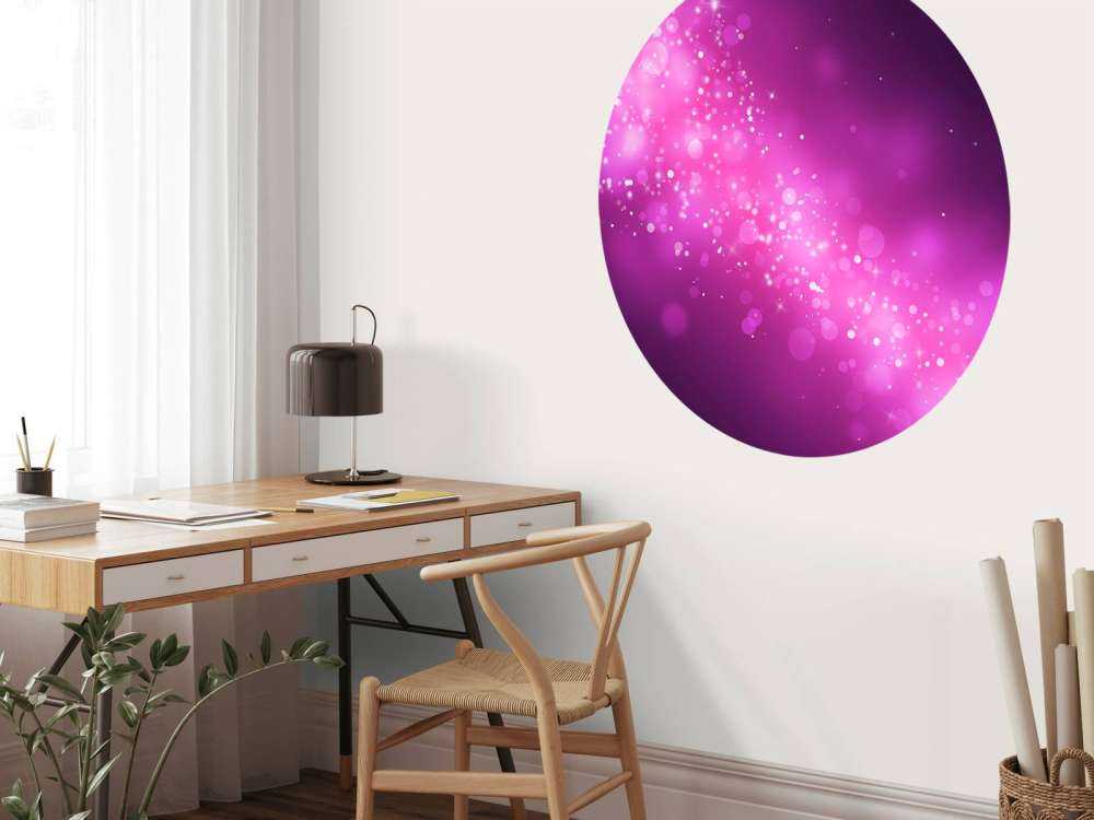 Pink glitter glitters