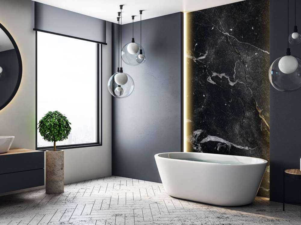 Classic dark marble
