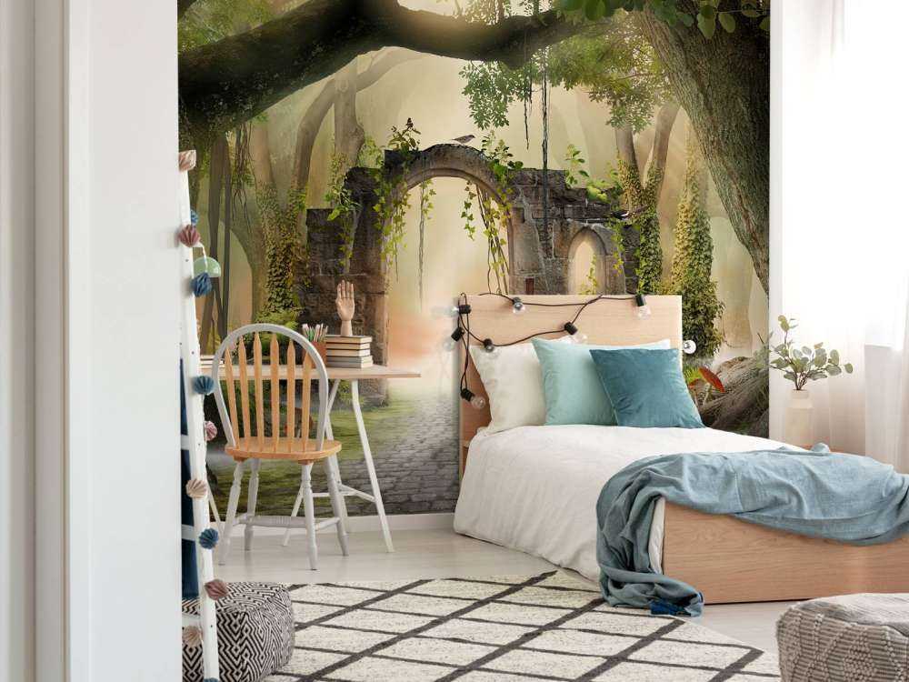 Abandoned fairytale forest