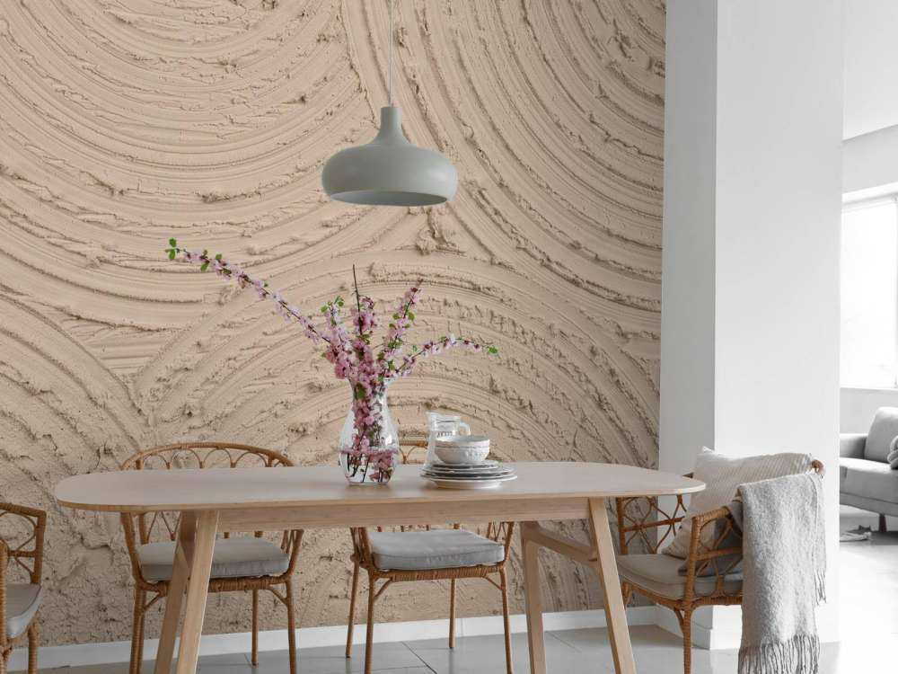 Zen circles coarse structure in taupe