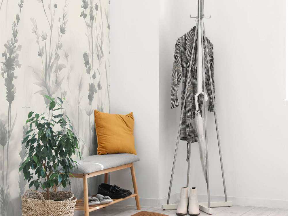 Lavender Glade Seamless Ivory White