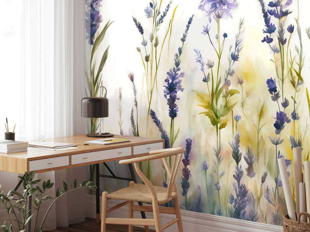 Lavender Glade Seamless Pastel