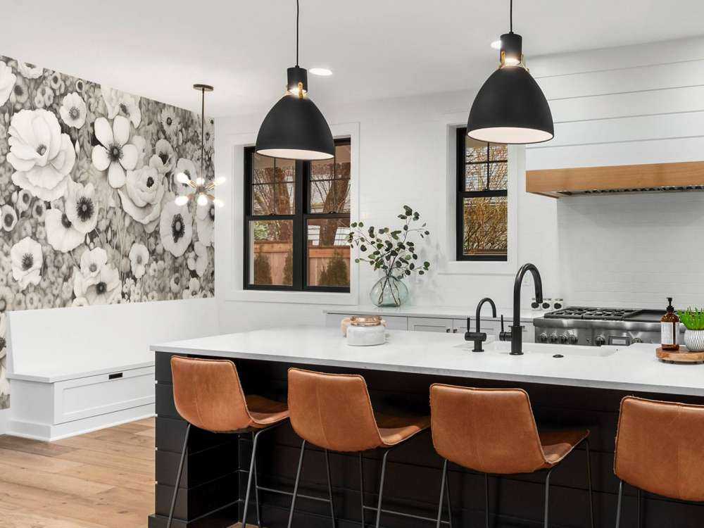 Poppy Tale Monochrome Dark Green