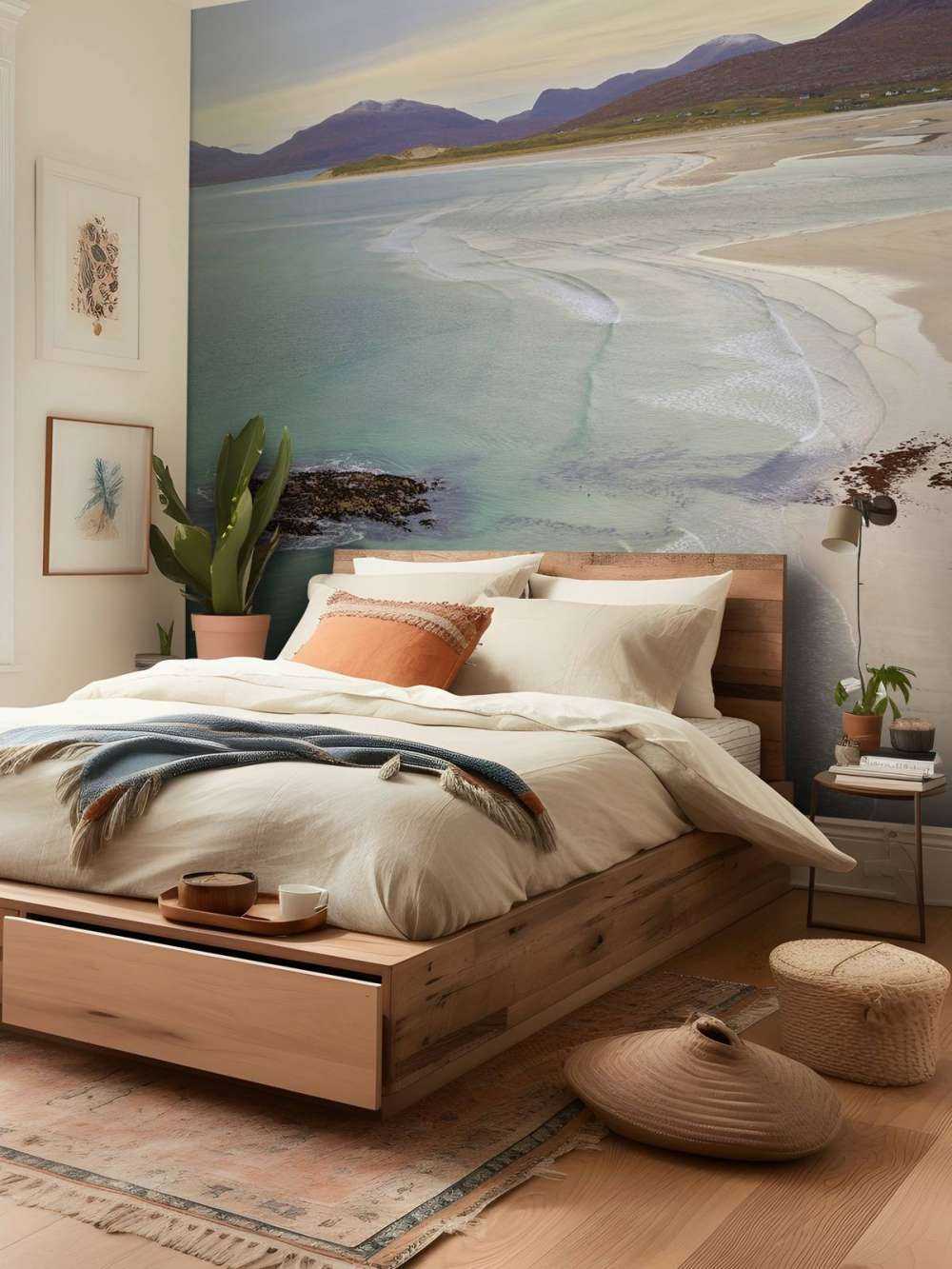 Sea and mountains along the coast