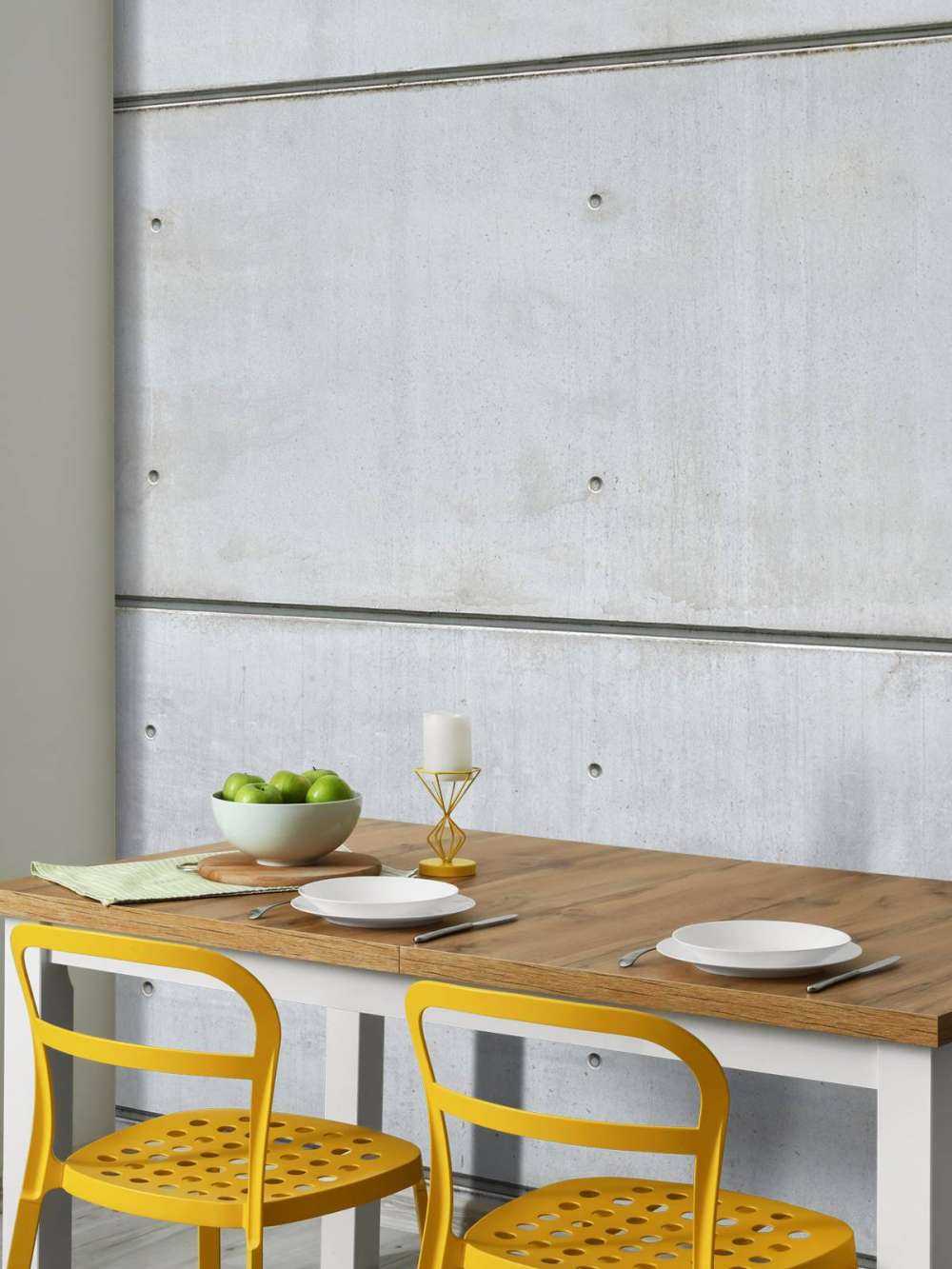 Horizontal concrete wall