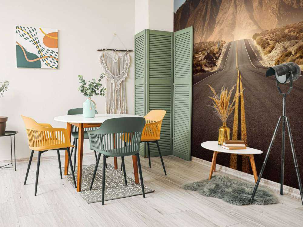 Way through the mountains