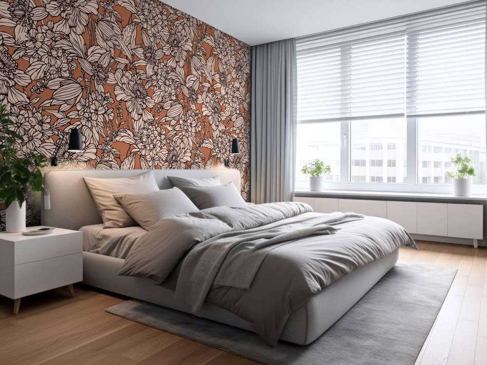 Terracotta Botanical Lines