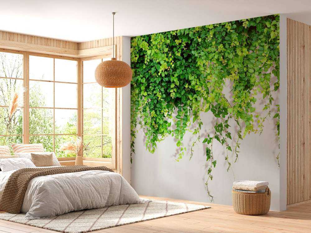 Green hanging branches