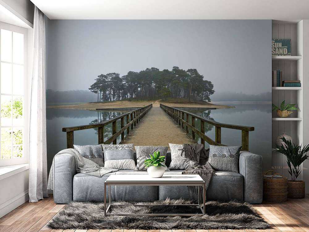 Island in the fog