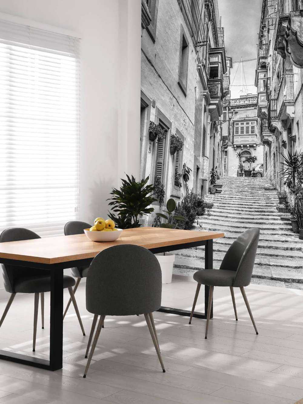 Narrow stairs in Malta