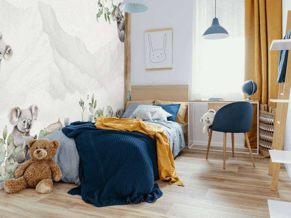 Koala landscape in colour