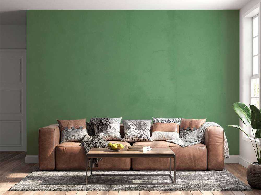 Camouflage green concrete