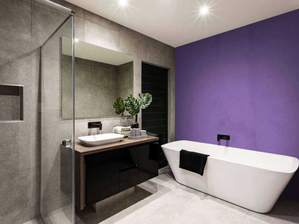 French lilac purple concrete