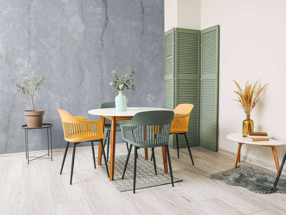 Grijze betonnen muur