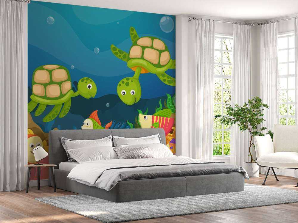 Onderwaterleven ontwerp voor kinderen
