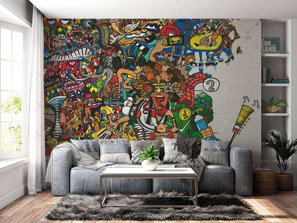 Chaotic graffiti