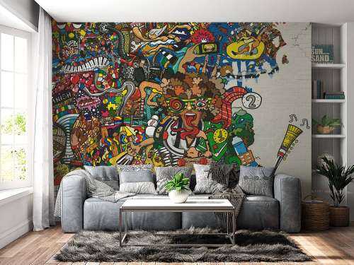 Chaotic graffiti