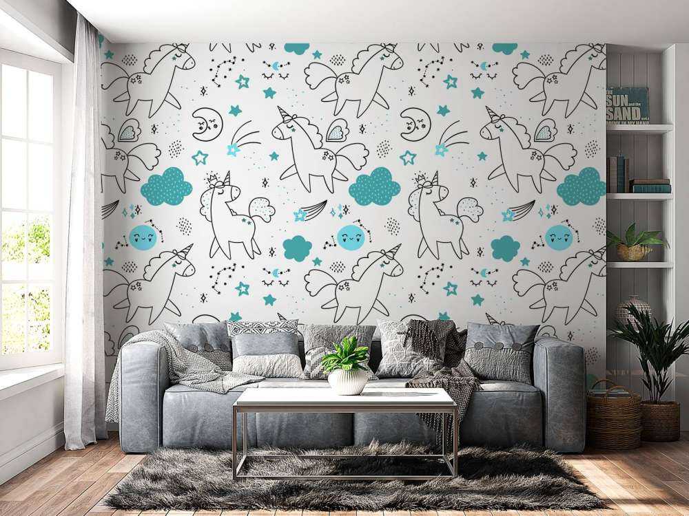 Getekende unicorns