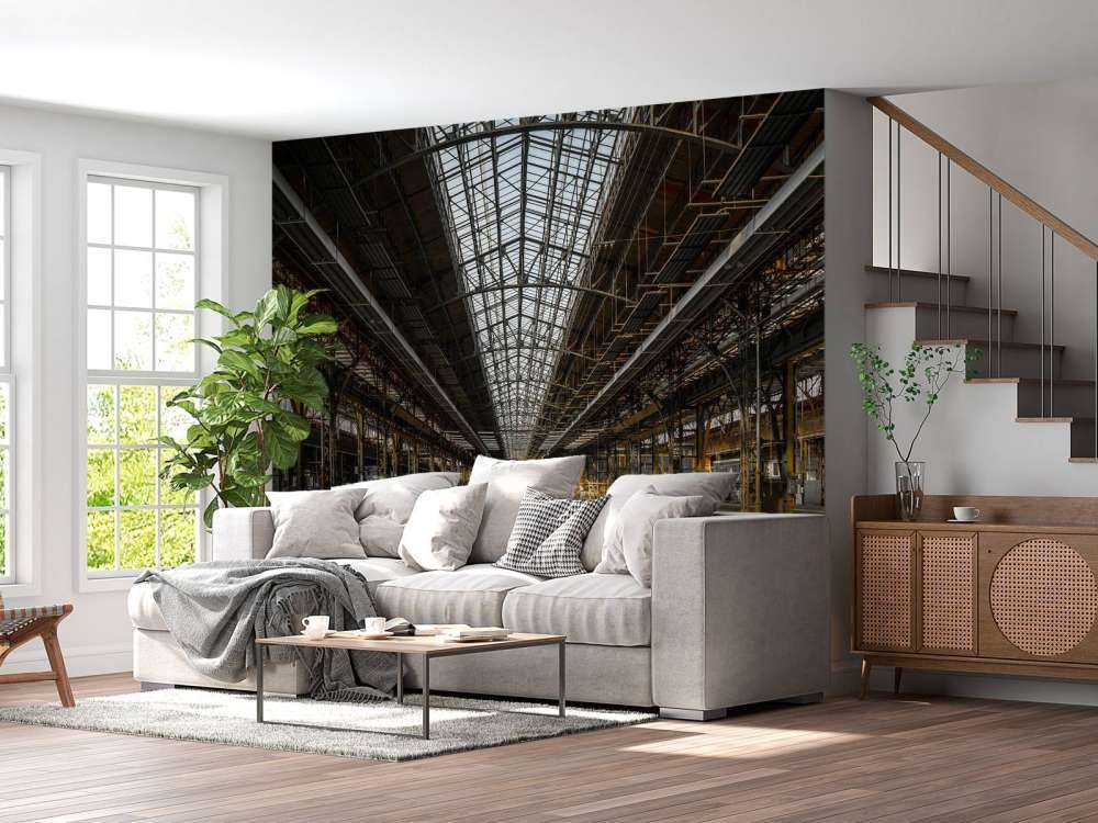 Interieur oud fabrieksgebouw
