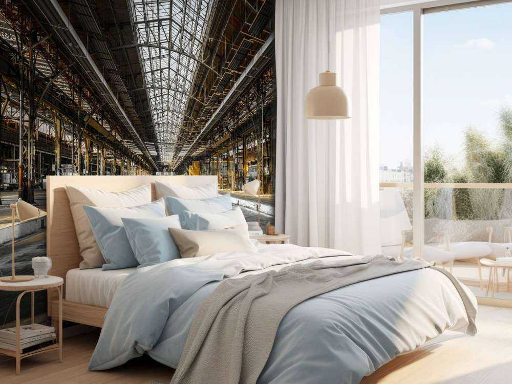 Interieur oud fabrieksgebouw