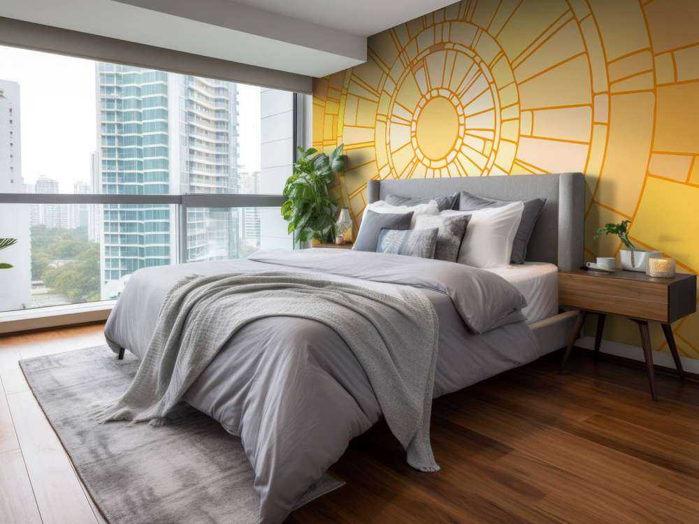 Sunbeams mosaic