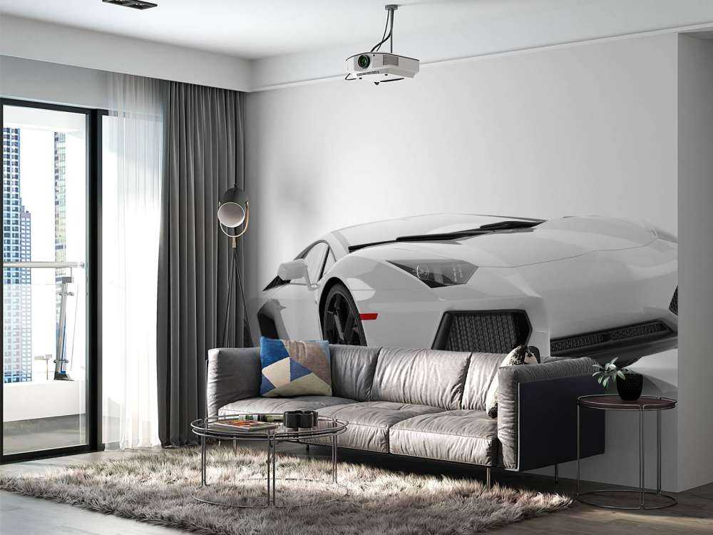 White supercar
