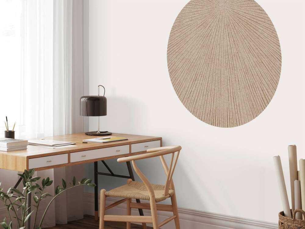 Structure with lines in beige brown