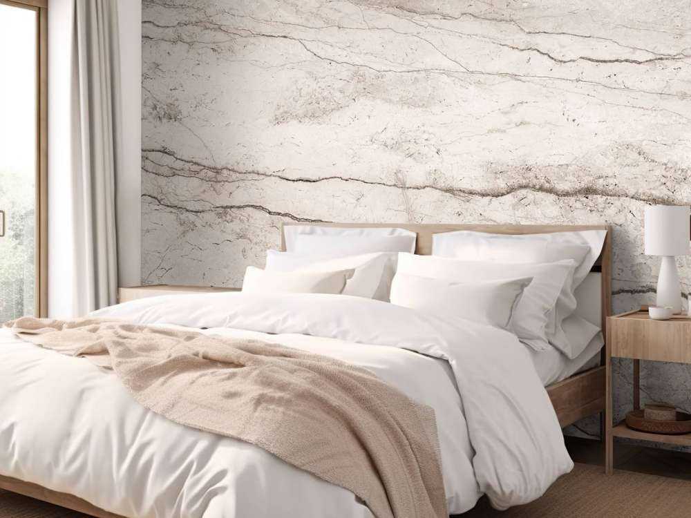 Detailed beige marble