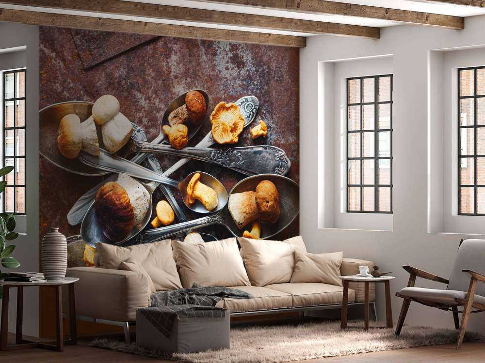 Spoons Wild mushrooms