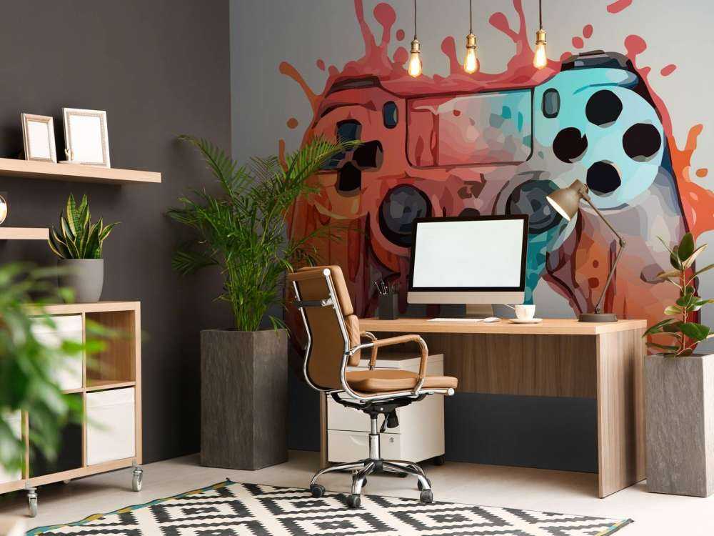 Watercolor Gamer Splash