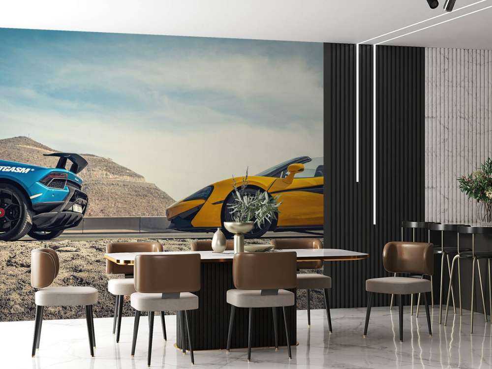 Duel between supercars