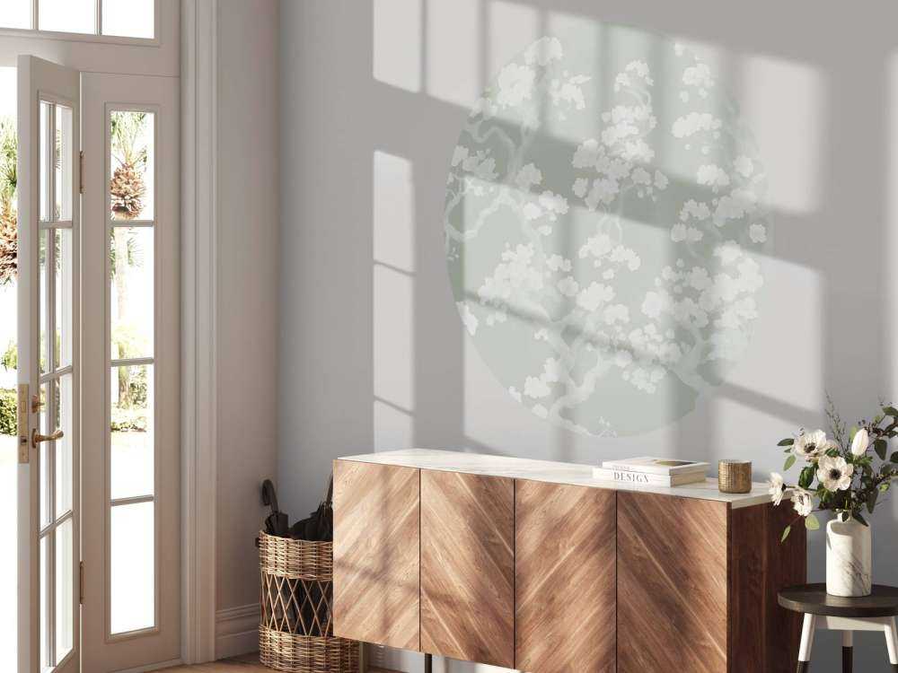 Wonderful blooming forest - green