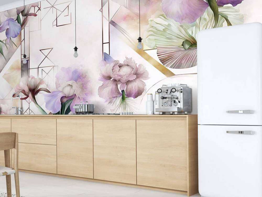 Watercolor Geometry Pink