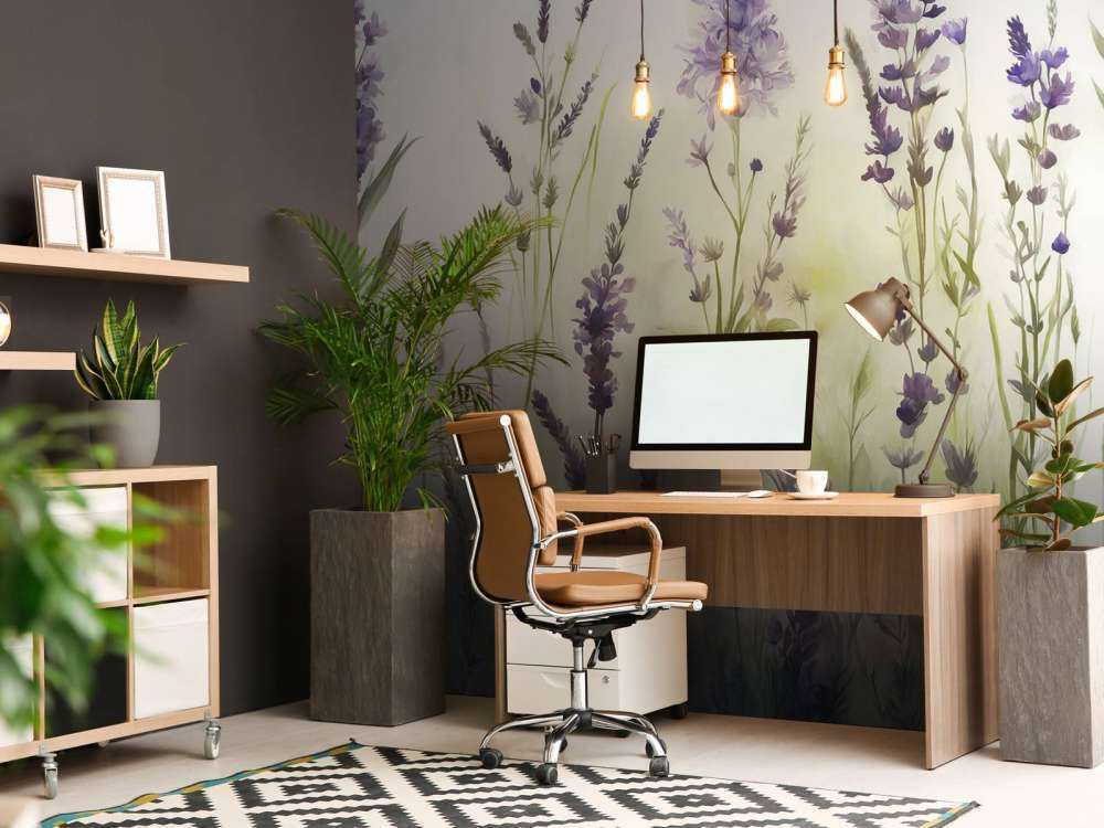 Lavender Glade Seamless Muted Lilac