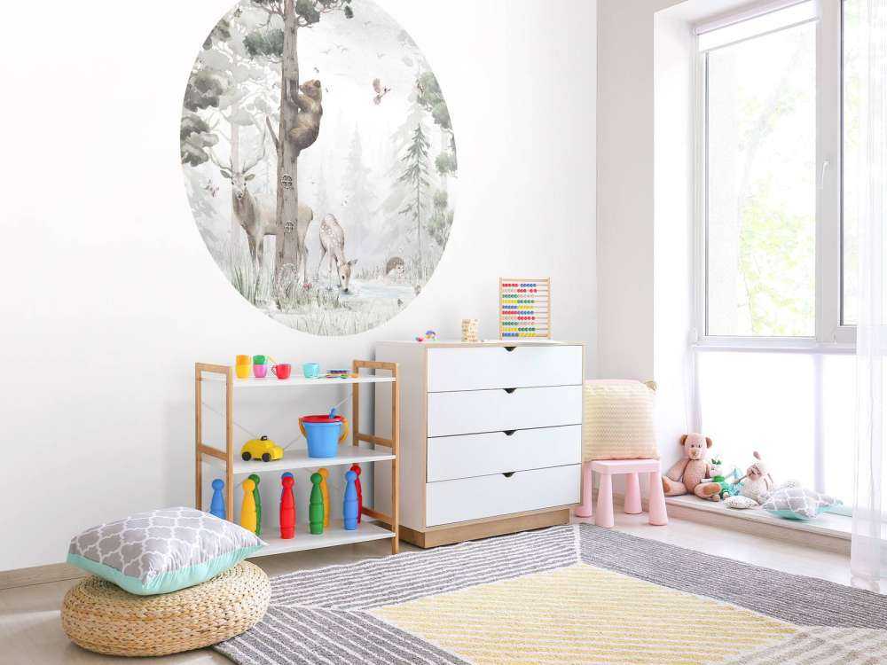 Wildlife in the Middle of the Forest