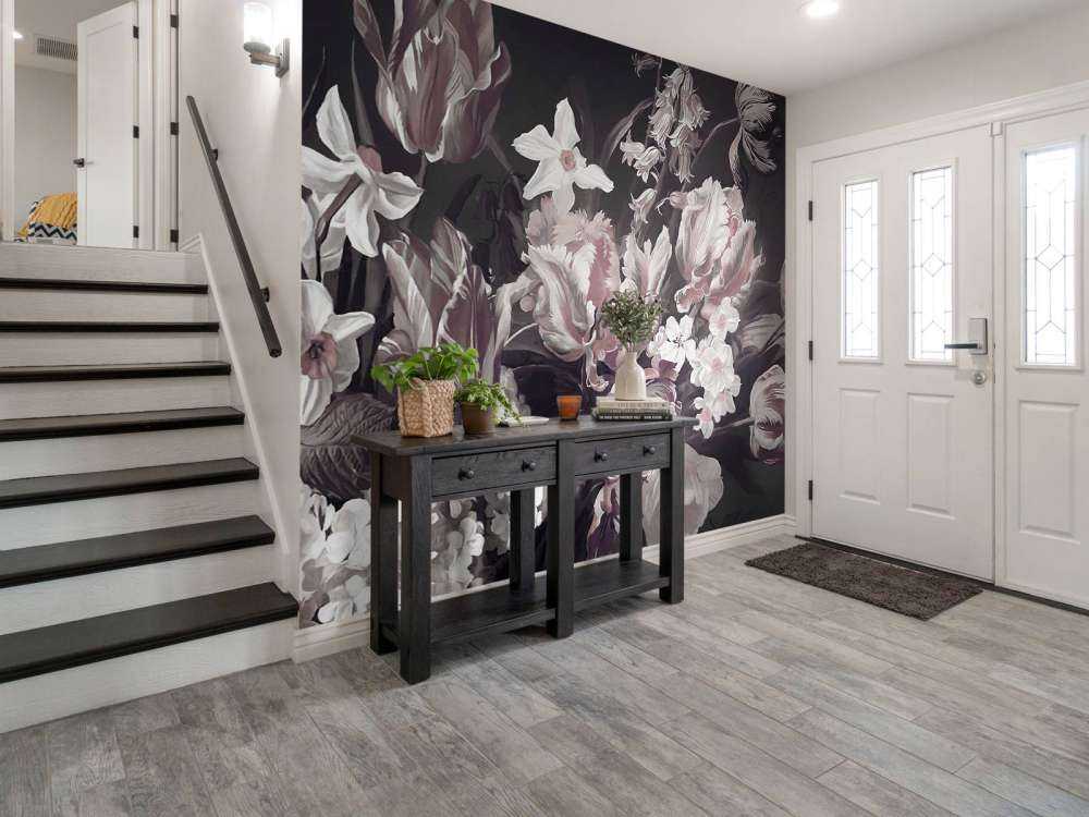 Bouquet with pink peonies