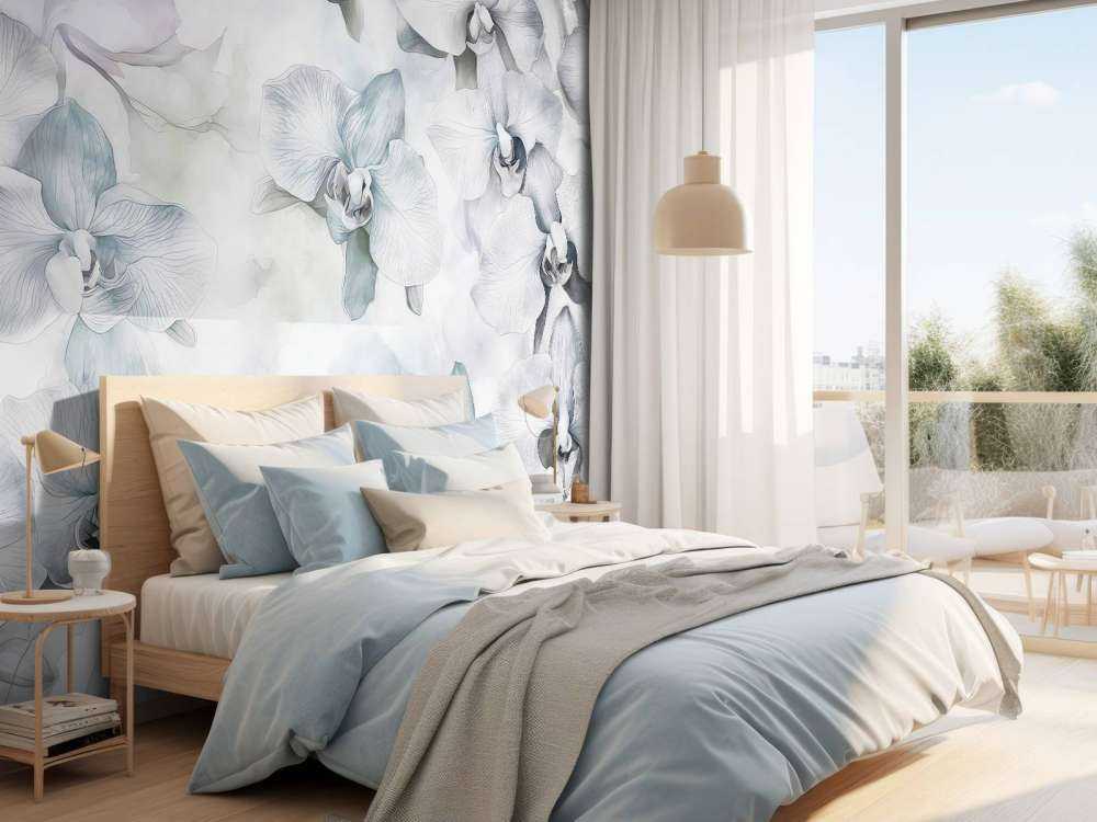 Watercolor orchids melodies