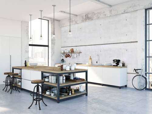 Horizontal concrete 