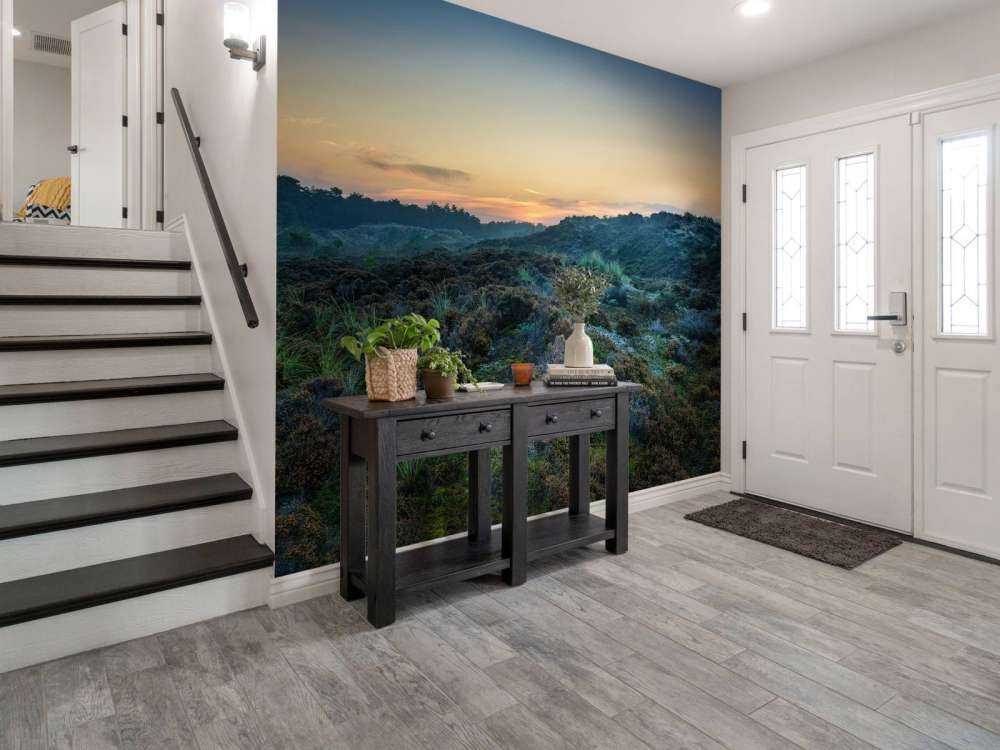 Heuvelachtig heidegebied