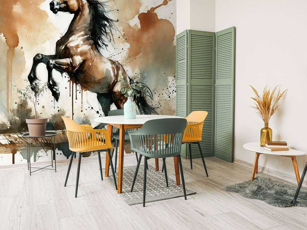 Fiery Horse Elegance