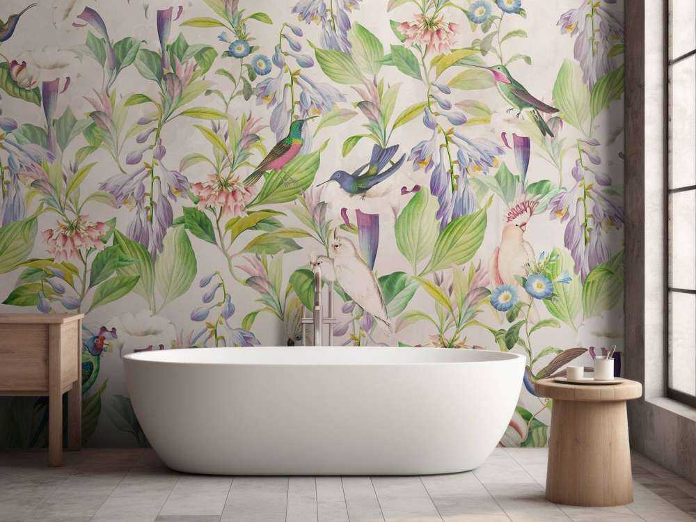 Ethereal Birdsong Blossoms - Pastel Paradise