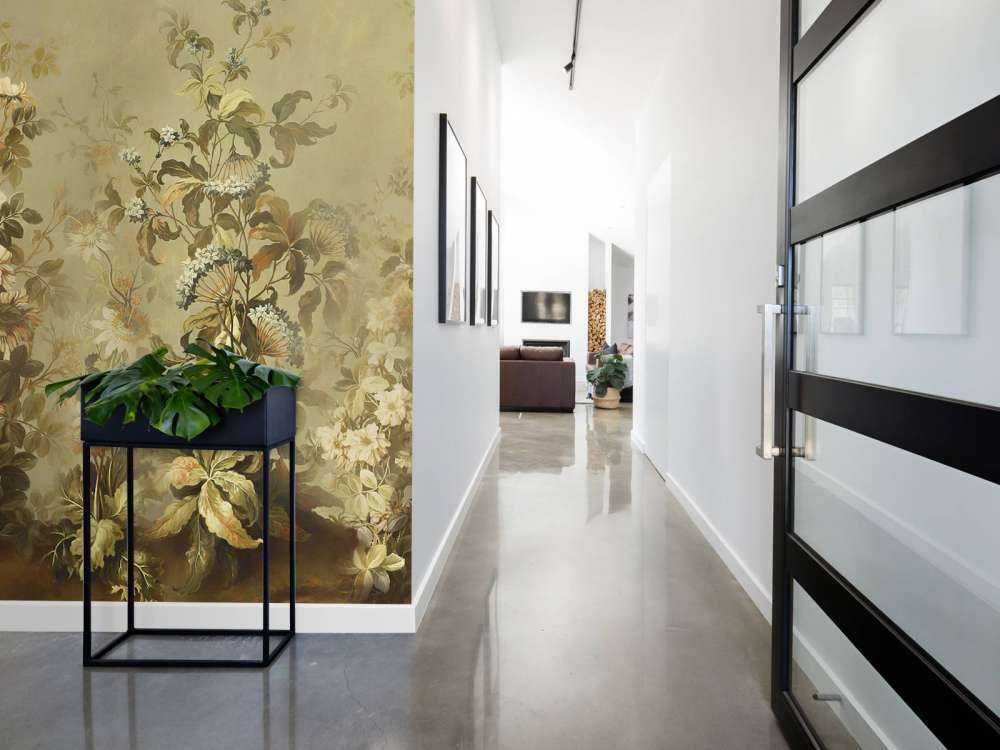 Vintage Olive Green Clematis